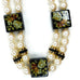 Vintage JAPAN Faux a Pearl Double Strand Necklace