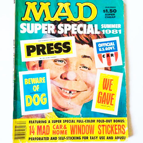 Mad Magazine 1981 Super Special Summer