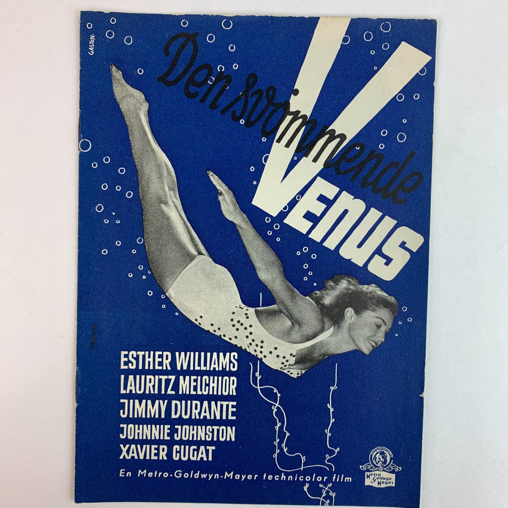 Venus MGM Esther Williams Lauritz Melchior Technicolor Movie Program