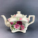 Vintage Crownford Giftware Rectangular Floral Design Teapot