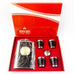 Vintage Moon Grass Croatia Flask Drinking Set