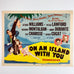 1948 MGM On An Island With You Esther Williams Peter Lawford Lobby Card