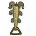 Vintage Brass Bottle Opener Lobster Jester Face