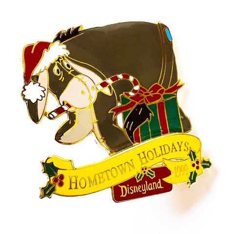 Vintage Eeyore Hometown Holidays Disneyland Limited Edition Pin