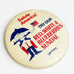 Vintage Salute America Try Our Red White & Blueberries Sundae Swensen's Pinback