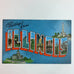 Greetings from Illinois Large Letters Landmark Postcard