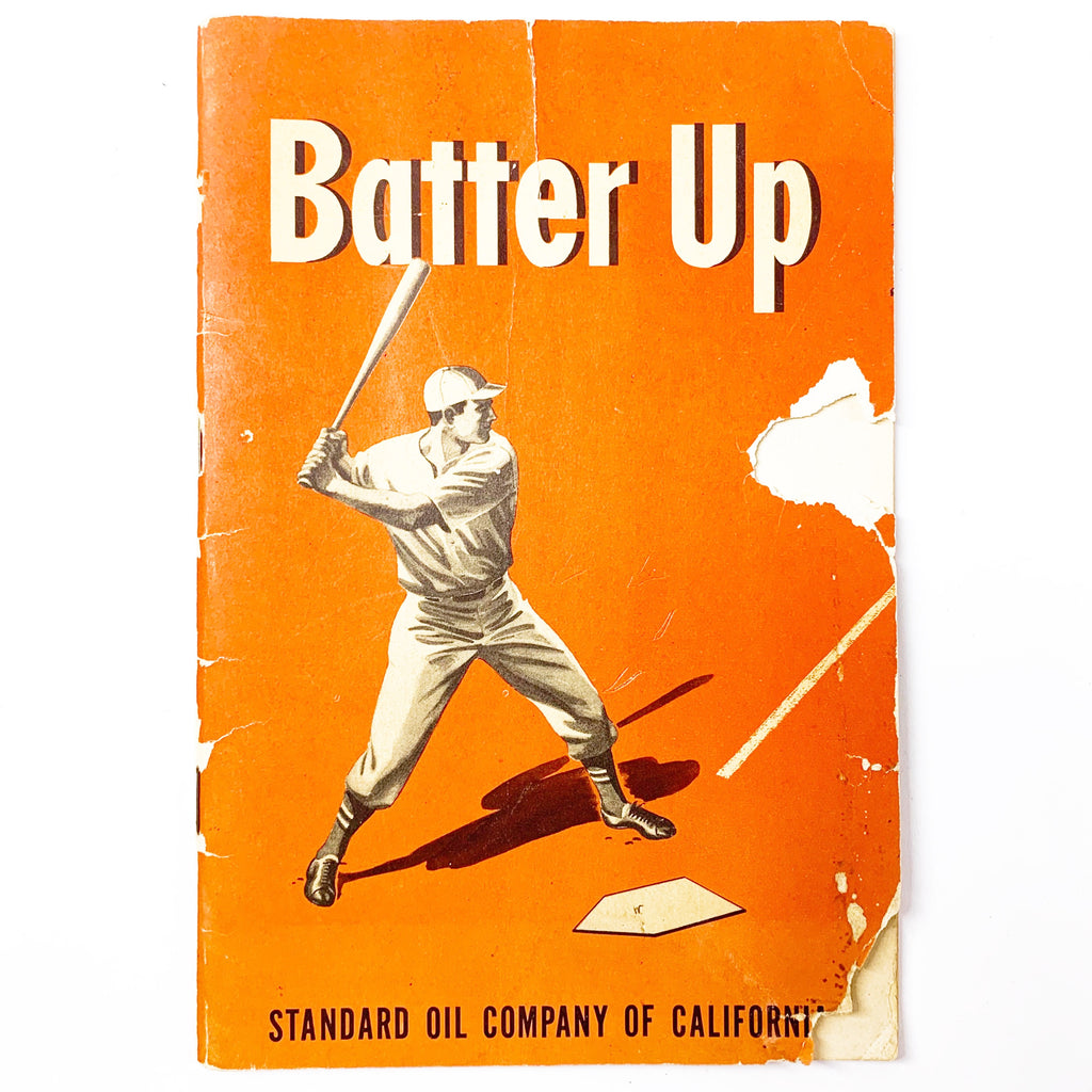 1948 Standard Oil Company of California Batter Up Baseball Book