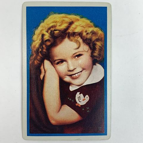 Shirley Temple Actress Vintage Single Swap Playing Card