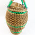 Vintage Wicker Straw Rattan Woven Basket Purse Bag