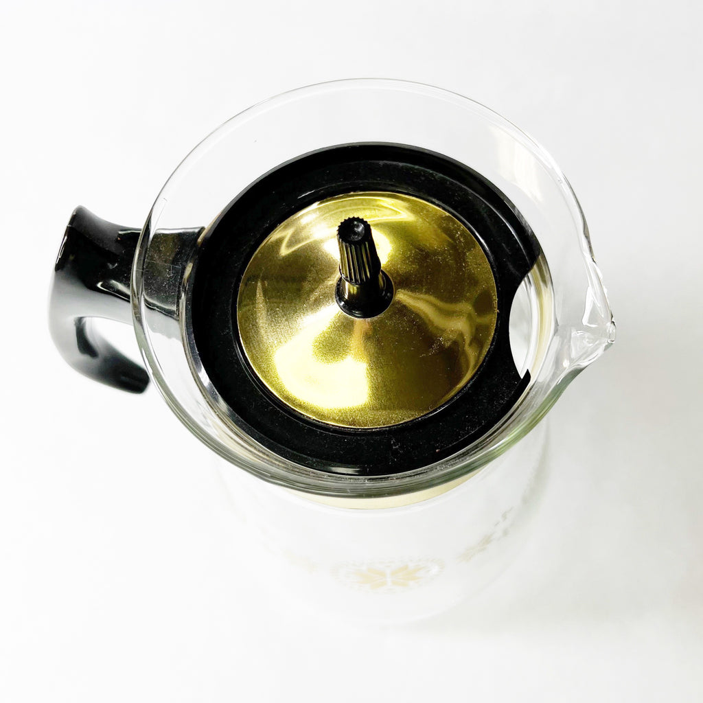 Vintage glass coffee carafe- $30