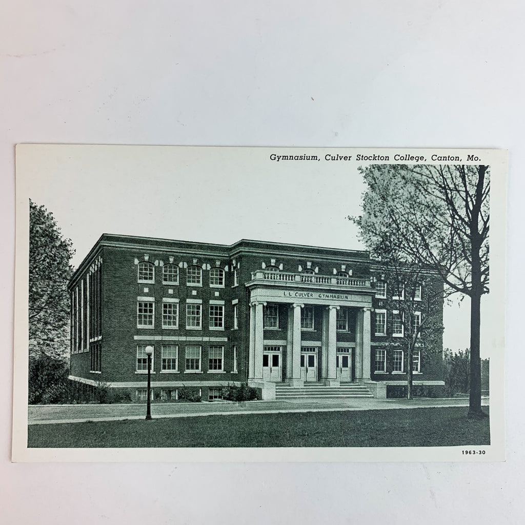 Culver Stockton College Gymnasium Canton Missouri Postcard
