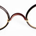 Vintage Antique Shuron Round Lens Wired Eyeglasses