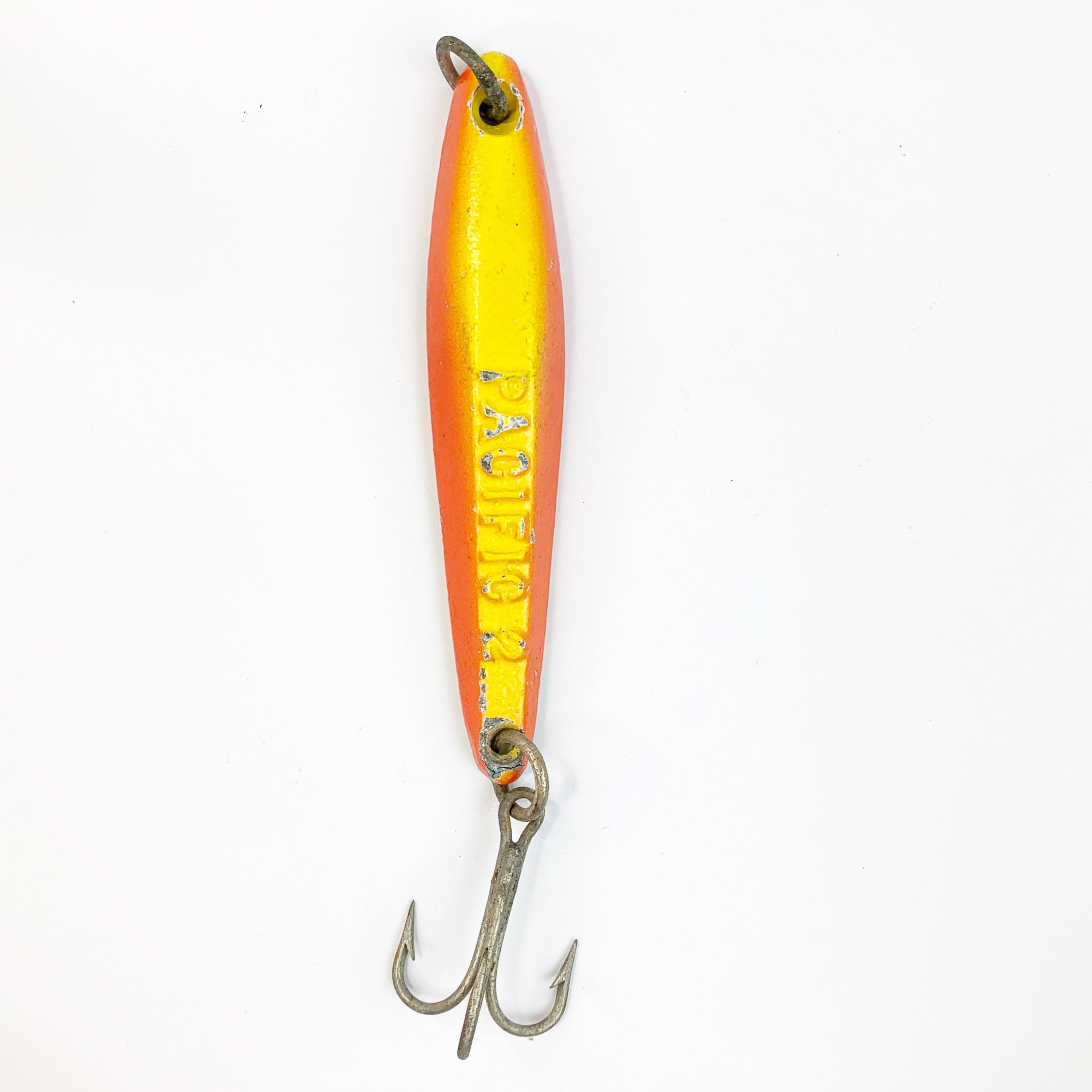 Vintage Metal Saltwater Fishing Pacific Yellow/ Orange Lure – The