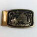 Vintage 1998 Gyro Club Bellingham Anacortes Brass Works Money Clip