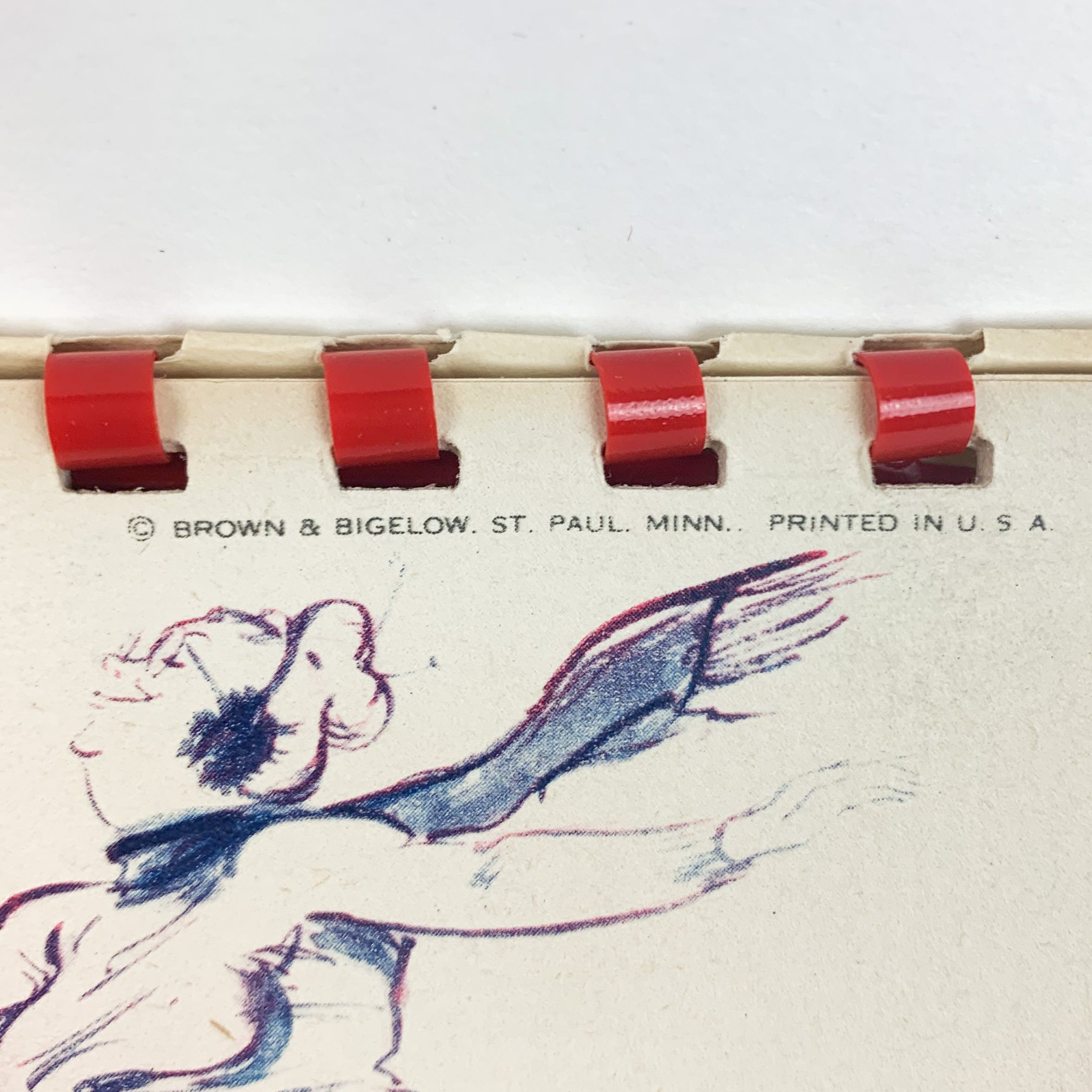 Vintage Pinup Girls 1948 Wall Calendar Brown & Bigelow Artist Sketch P ...