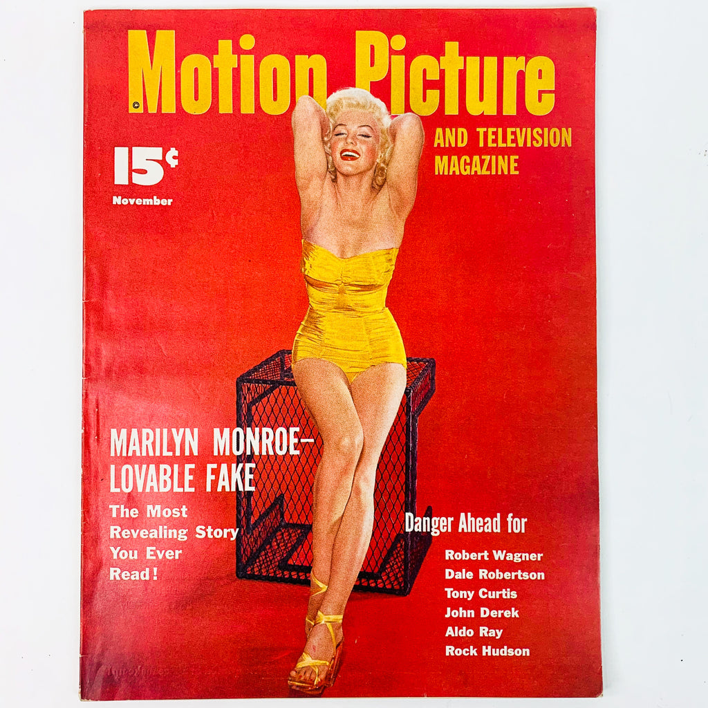 Motion Picture and Television Magazine November 1953 Marilyn Monroe Cover