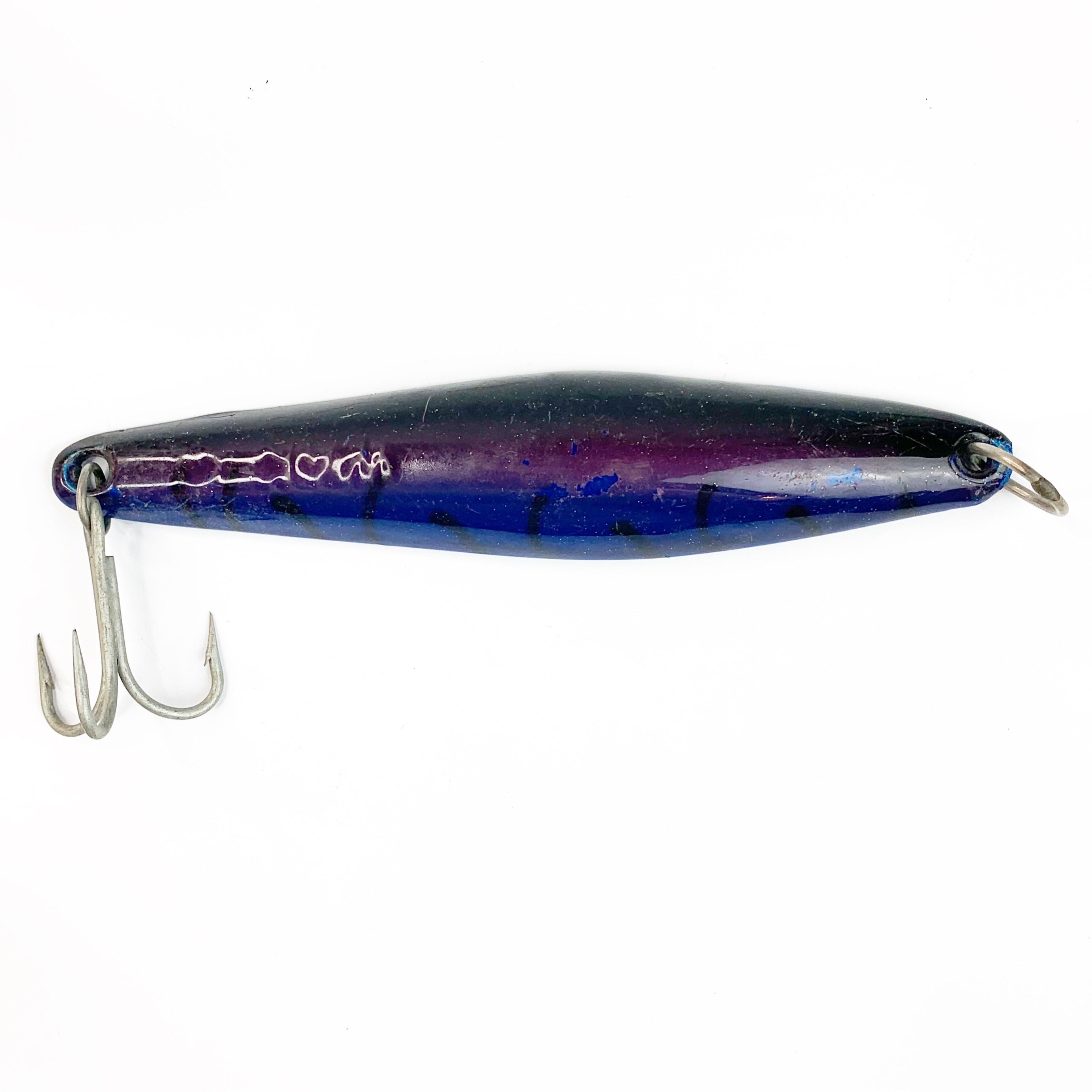 Vintage Metal Saltwater Fishing KC #2Z Blue/Purple Lure – The Stand Alone