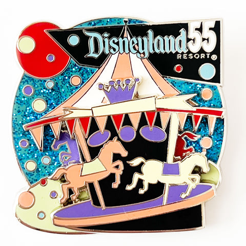 Disneyland 55th Anniversary Cast Retro King Arthur Carousel Pin