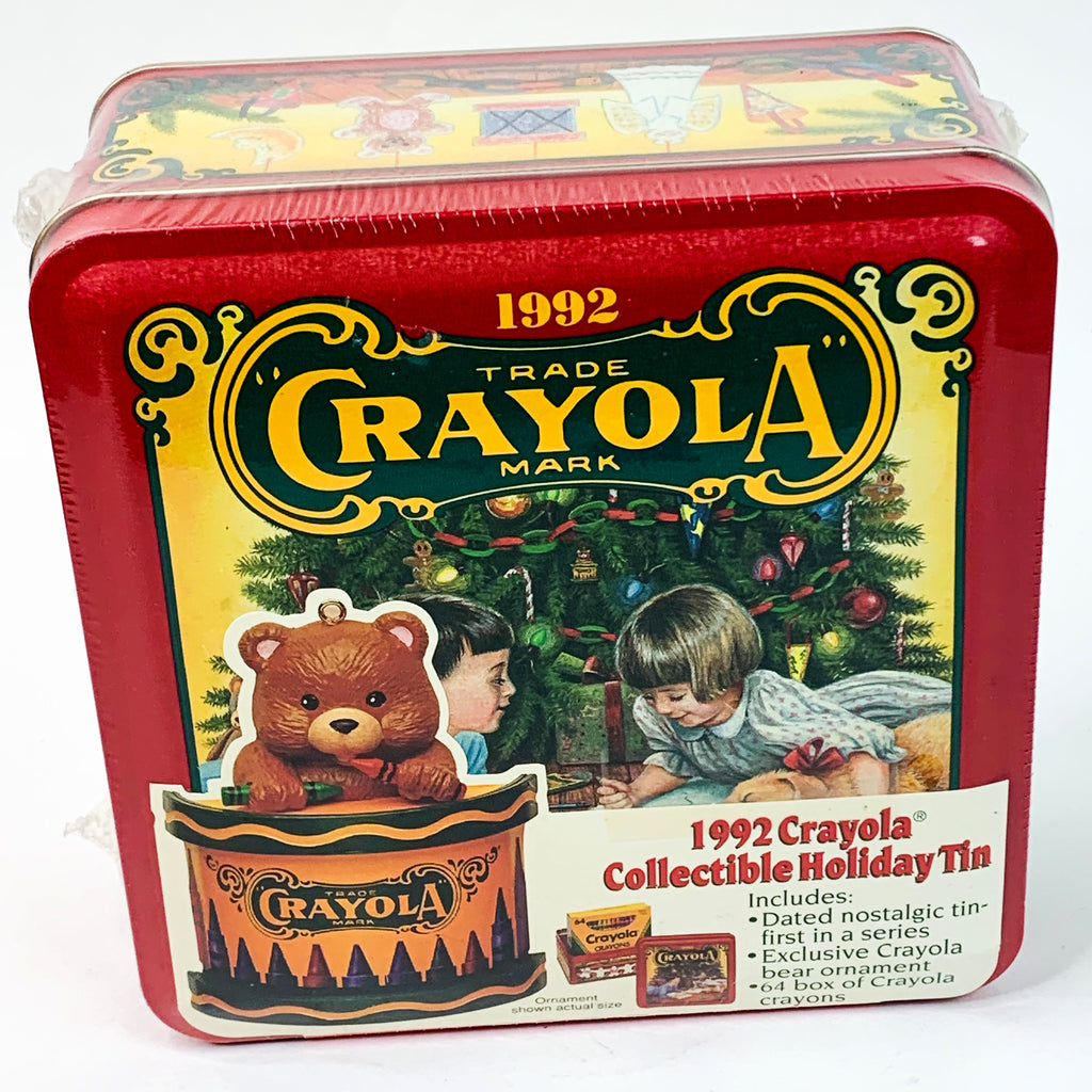 1992 Vintage Crayola Collectible Holiday Tin