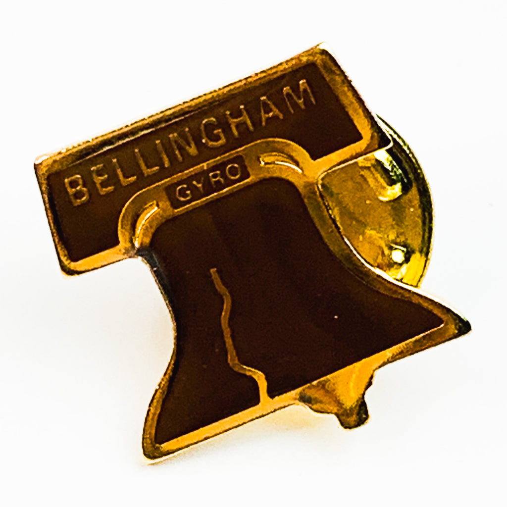 Bellingham Gyro Bell Enamel Lapel Pin