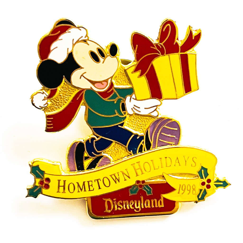 Disney Mickey Mouse Christmas Hometown Holidays 1998 Disneyland Limited Edition 1000 Pin