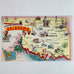 Greetings from Oklahoma State Map Vintage Postcard