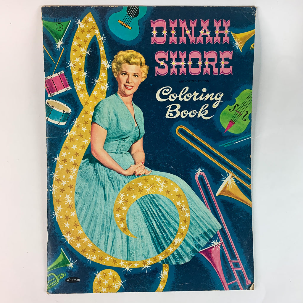 Vintage 1955 Dinah Shore Coloring Book