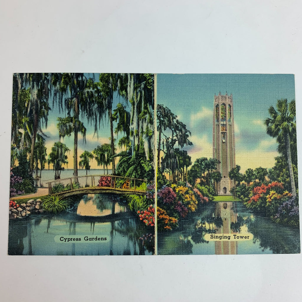 Twin Attractions of the Highlands of Central Florida Cypress Gardens Advert