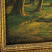 Antique Oil on Canvas Forest Landscape Signed Art
