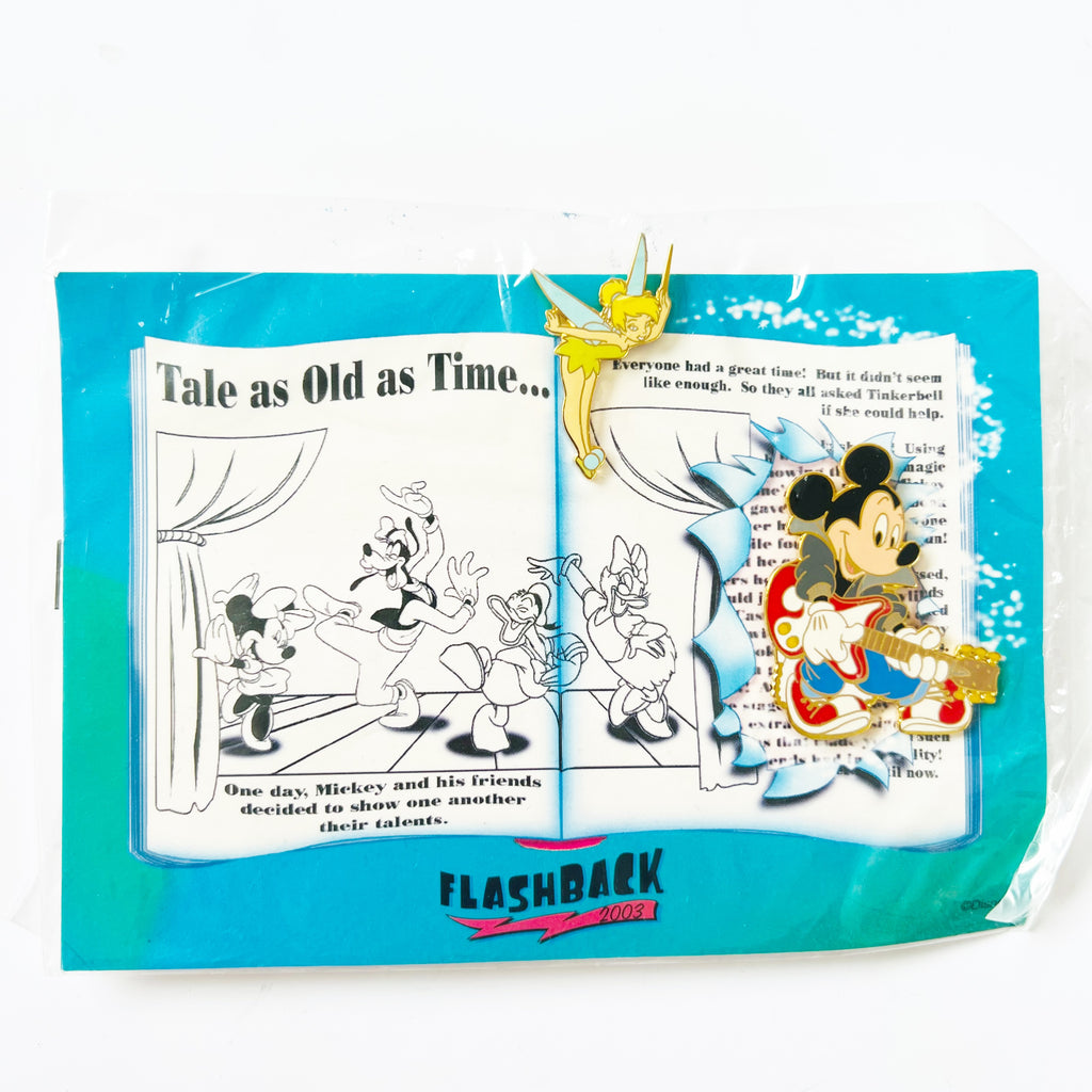 Disney DLR Cast Exclusive Flashback Performance Mickey & Tinker Bell LE Pin