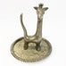 Vintage Silver Plate Giraffe Ring Holder Trinket Tray