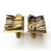 Vintage Marble Art Deco Cuff Links