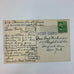 Vintage Florida  Cypress Garde Flame Vine Mass of Gorgeous Color Linen Postcard