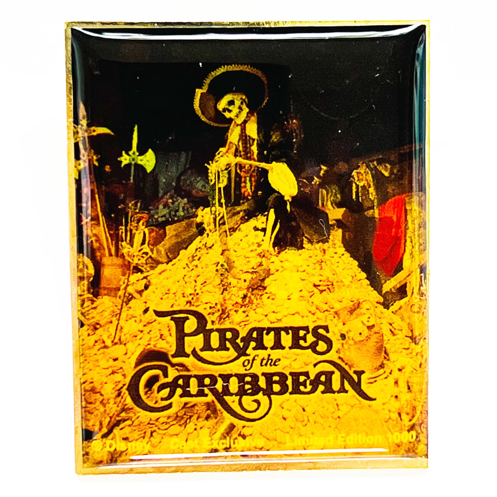 Disney Pirates of the Caribbean Treasure Skeleton Pin