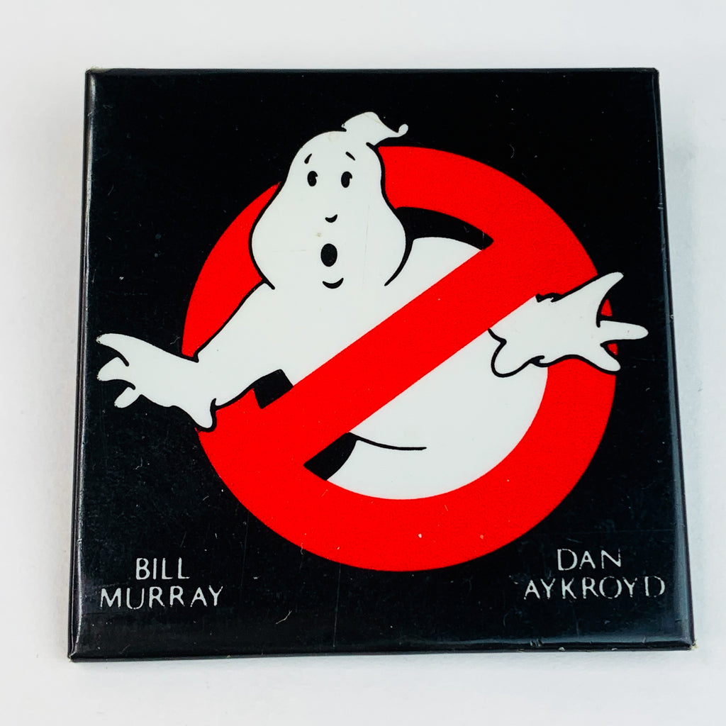 Vintage 1984 Ghostbusters Movie Cover Collectible Button Pin