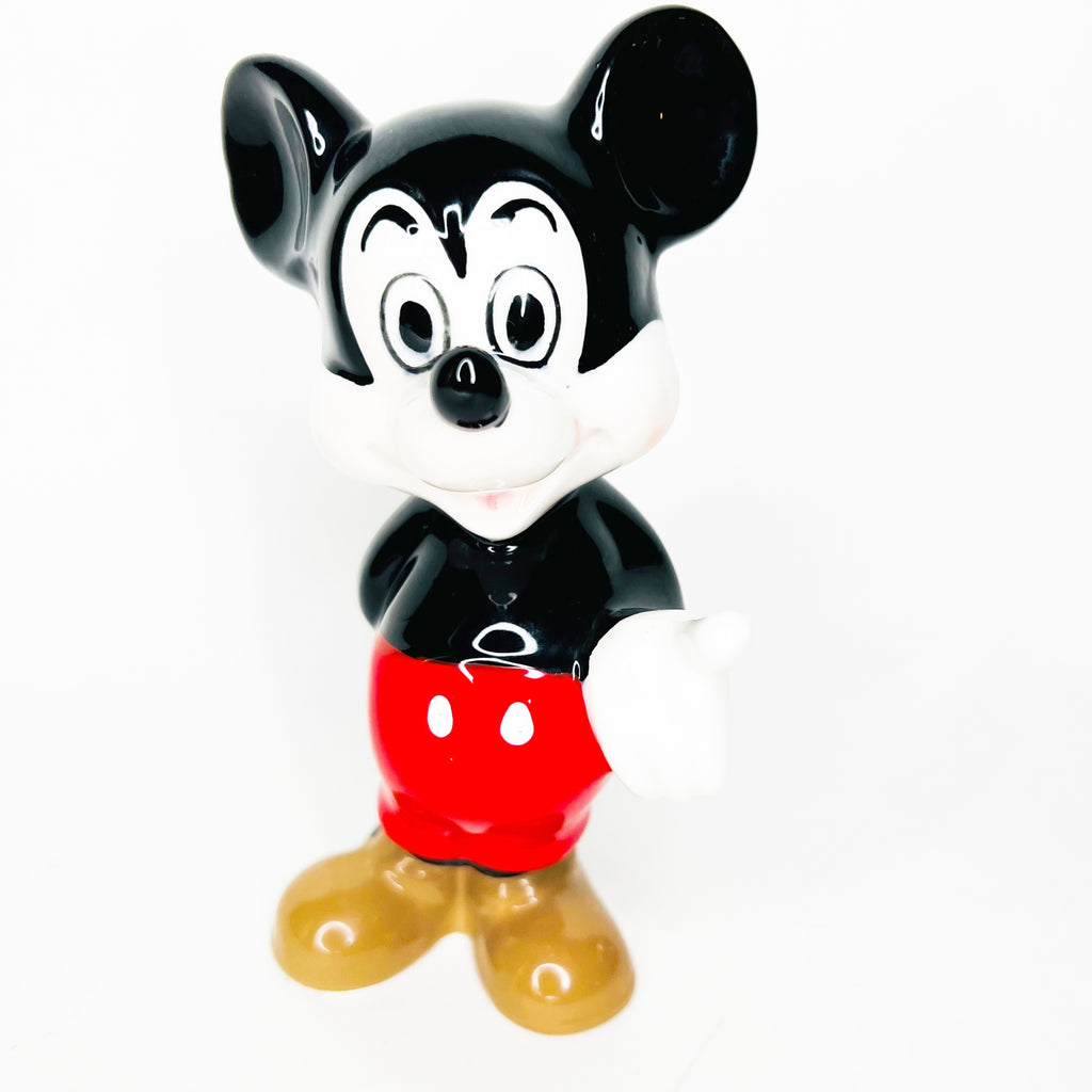 Vintage Mickey Mouse Disney Japan Ceramic Figurine
