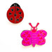 Disney Mickey Mouse Icon Ladybug  Butterfly First Release Pin Set