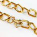 Vintage Monet Linked Gold Tone Chain Necklace