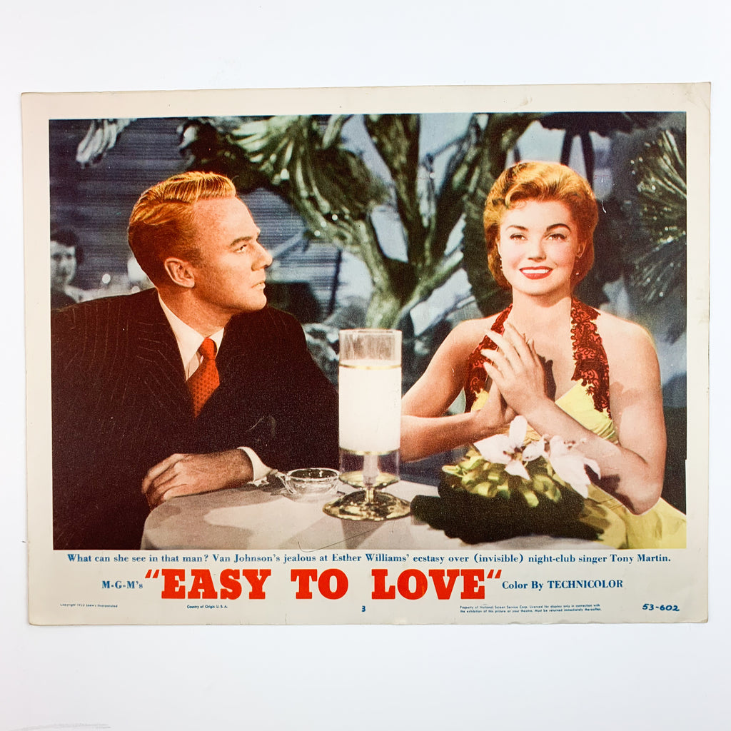 Easy To Love 1953 MGM Color By Technicolor Esther Williams Lobby Card