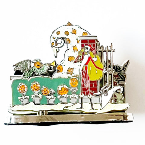 Disney Nightmare Before Christmas Haunted Mansion Jack Sandy Claws Diorama Pin