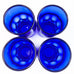 Vintage Georgian Cobalt Blue Viking Flat Tumblers