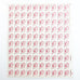 1987 Red Cloud Stamp Sheet 100 USA Stamps 10 Cent