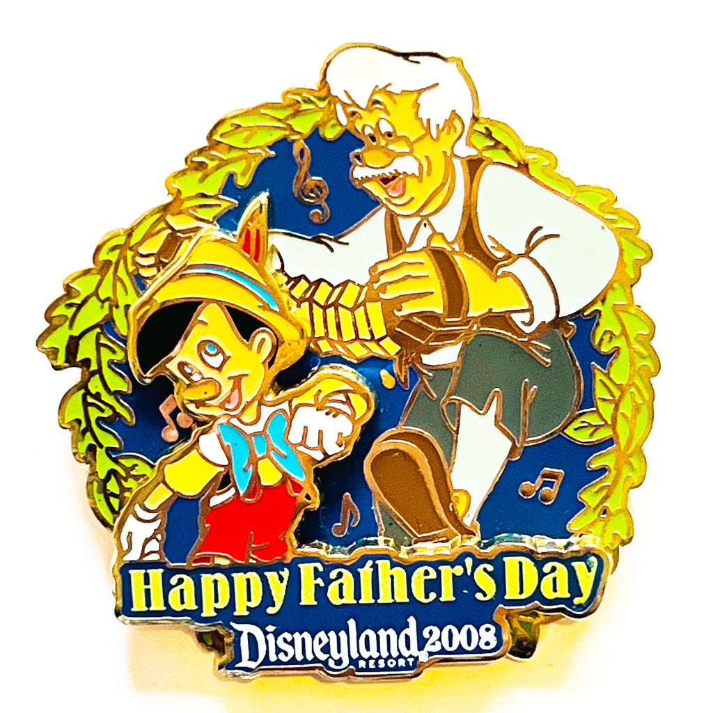 Disney DLR Happy Fathers Day 2008 Geppetto Pinocchio Dancing Limited Edition 1000 Pin