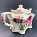 Vintage Crownford Giftware Rectangular Floral Design Teapot