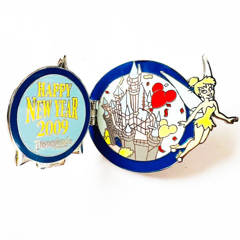 Disney New Year's Eve Day 2008 Tinker Bell Holiday Tink Castle Hinged Limited Edition Pin