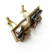 Vintage Marble Art Deco Cuff Links