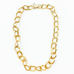 Vintage Monet Linked Gold Tone Chain Necklace