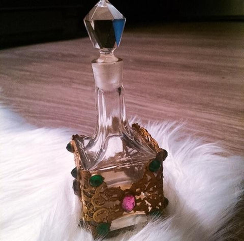 Vintage Perfume Bottle Antique Holder