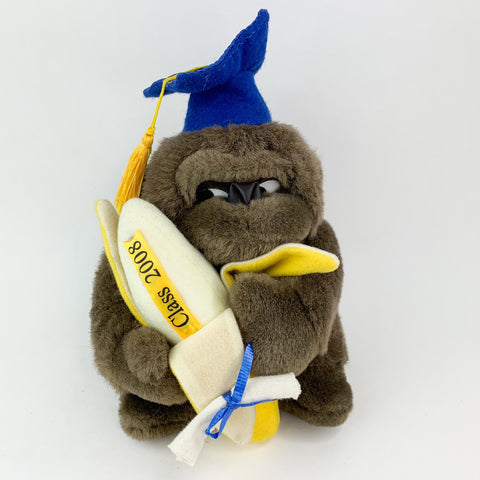 Embrace Monkey Plush Toy Graduation 2008