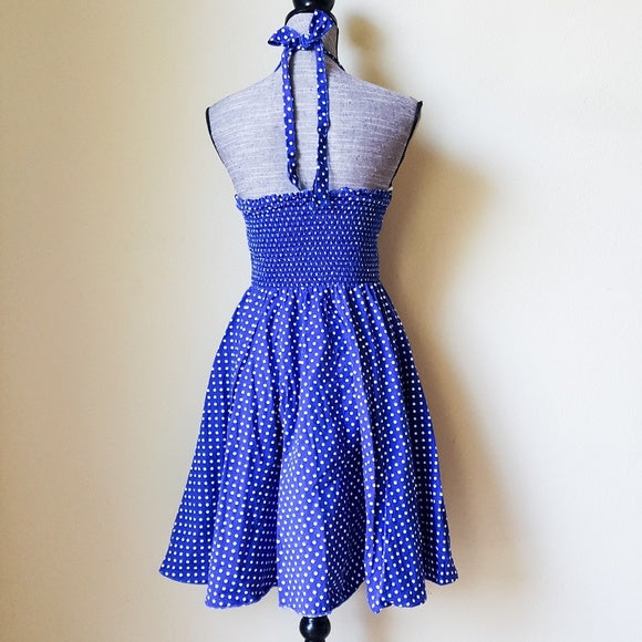 Sara U.S.A Vintage Retro Pin Up Halter Dress The Stand Alone Sara U.S.A Vintage Retro Pin Up Halter Dress The Stand Alone